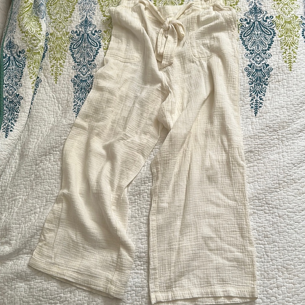Anthropologie Linen Pants